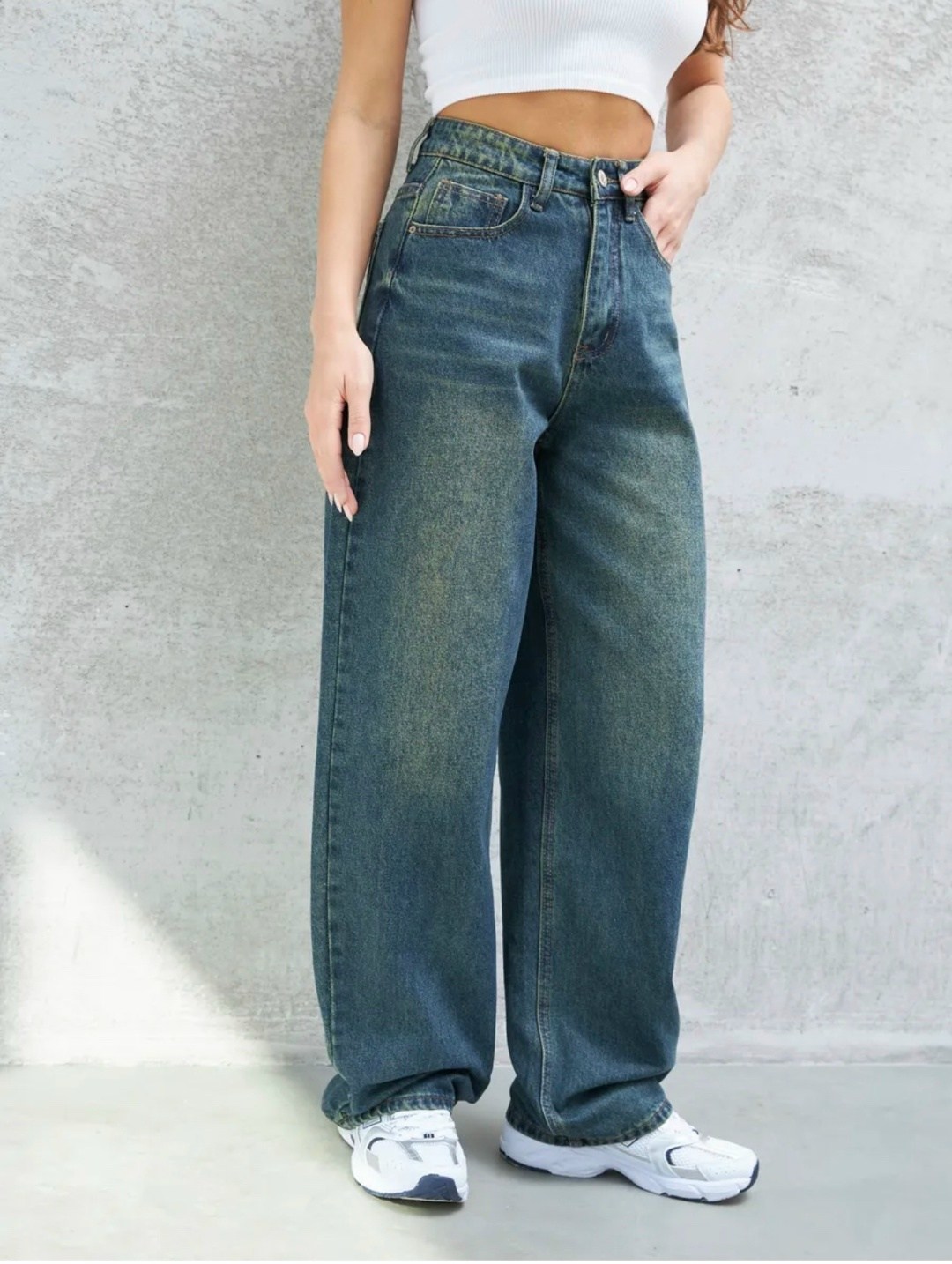 джинсы женские широкие багги синие vl jeans,джинсы,женские джинсы,женские широкие джинсы,джинсы широкие с высокой посадкой dh fashion