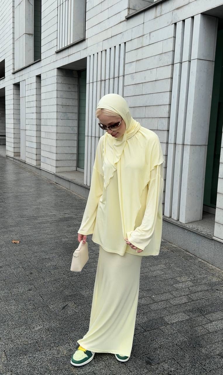 мусульманская платья,одежда мусульманская,костюм,мусульманский костюм двойка с макси юбкой bemmi,костюм юбка