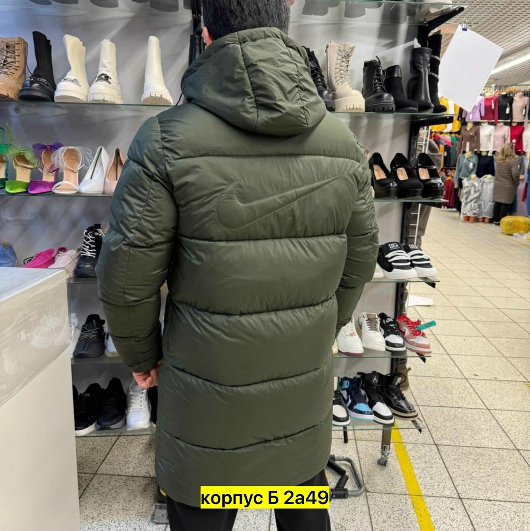 зимняя куртка nike,мужские пуховики nike,удлиненная куртка,мужская зимняя куртка,пуховики мужские