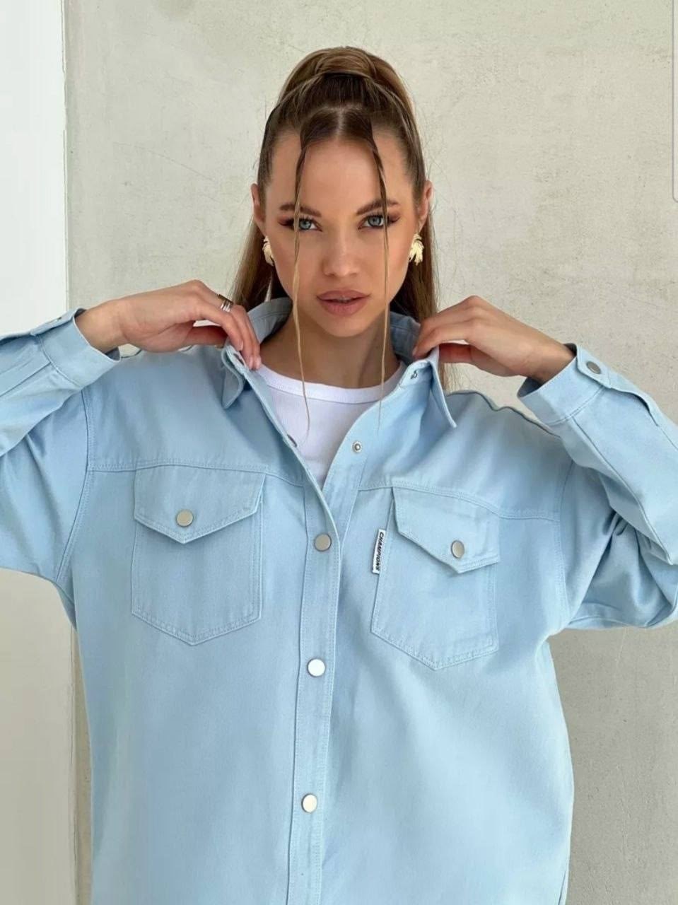 джинсовая рубашка,рубашка джинсовая оверсайз,рубашка джинсовая оверсайз цвет голубой,джинсовая рубашка женская оверсайз,рубашка джинсовая женская