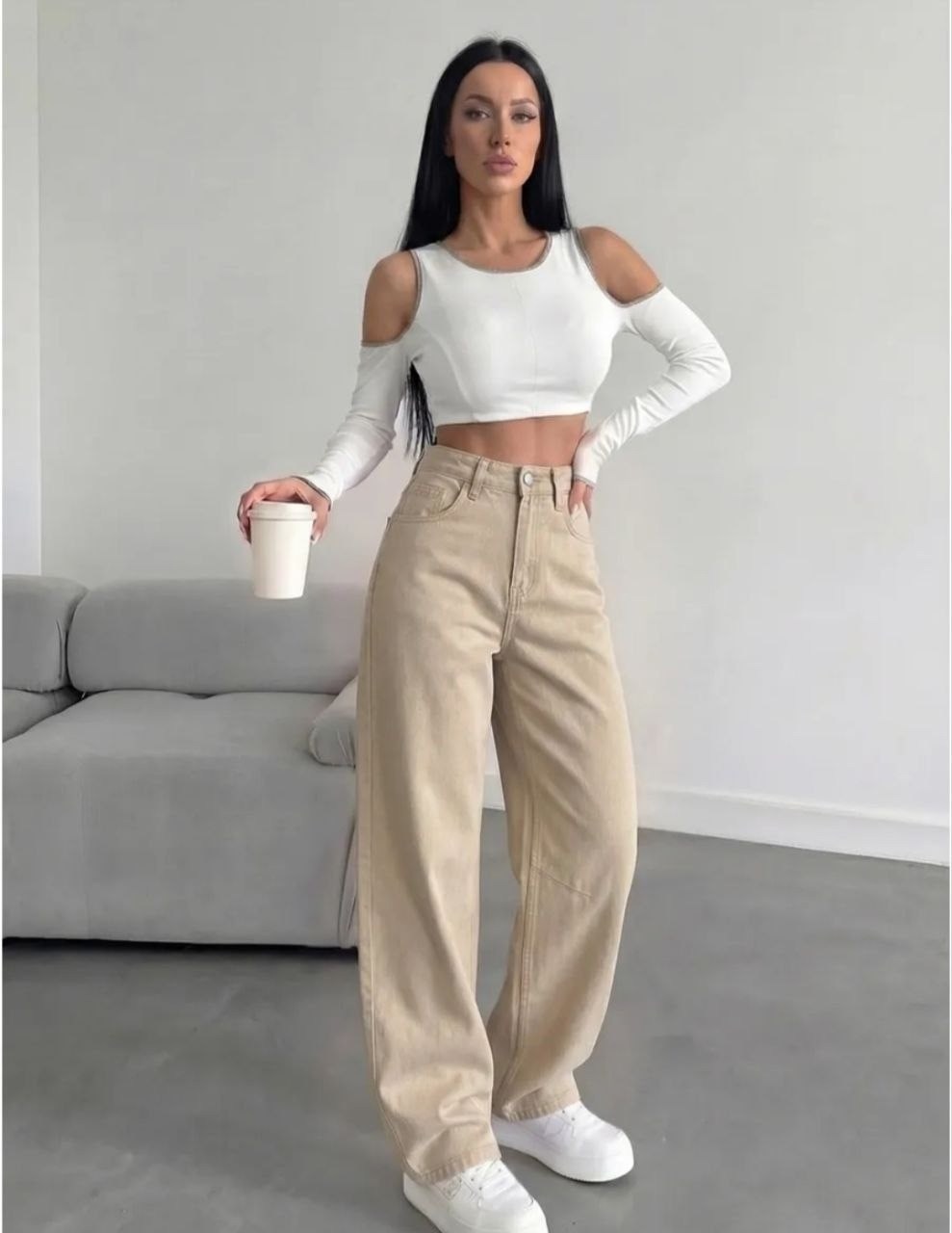 джинсы бежевые,женские широкие джинсы,джинсы широкие,женские джинсы,джинсы женские бежевые