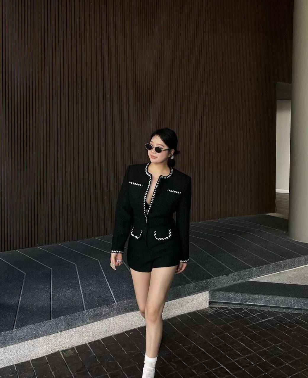 женский твидовый костюм,женский твидовый комплект из двух предметов короткий пиджак и платье в корейском стиле,пиджак твидовый,женский твидовый пиджак с длинным рукавом,женский твидовый пиджак