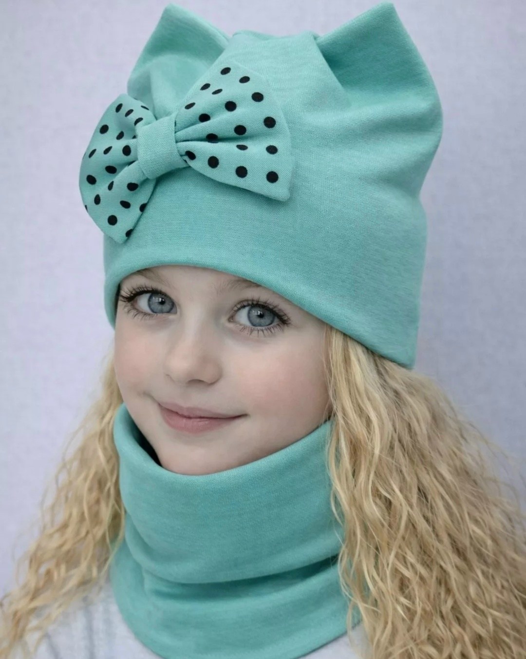 шапка с ушками трикотажная и снуд для детей,шапка и снуд комплект,шапка снуд для девочки,шапка и снуд комплект для подростков,шапка со снудом для девочек