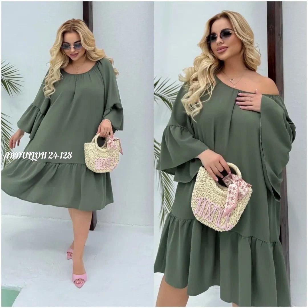 платья для полных,платье женской,платье свободного кроя,платье с оборками,платья