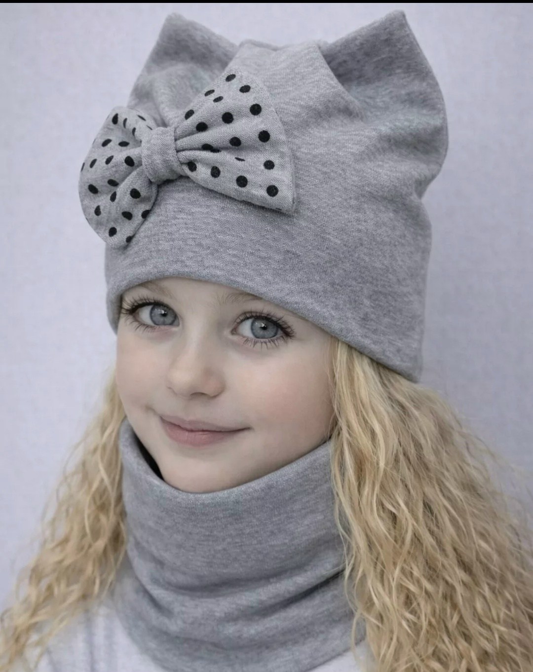 шапка с ушками трикотажная и снуд для детей,шапка и снуд комплект,шапка снуд для девочки,шапка и снуд комплект для подростков,шапка со снудом для девочек