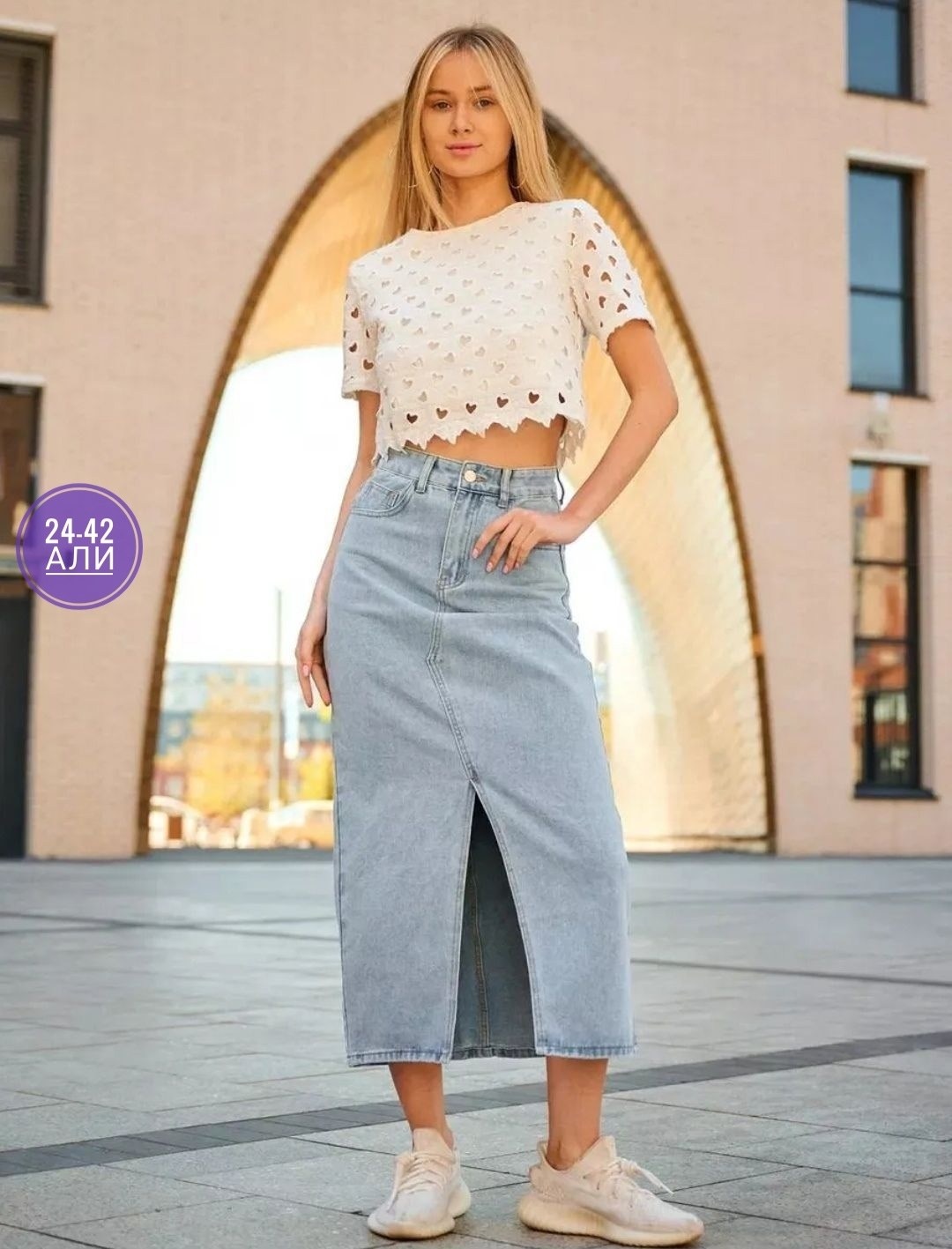 юбка джинсовая длинная с разрезом спереди,джинсовая юбка миди с разрезом,джинсовая юбка,юбка джинсовая с разрезом,юбка миди джинсовая с разрезом спереди ниже колен