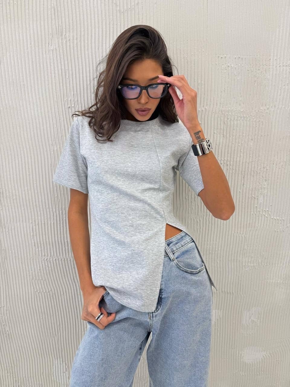 футболки женская,серая футболка,футболки для женщин,трикотажная футболка,светло серая футболка asos женская