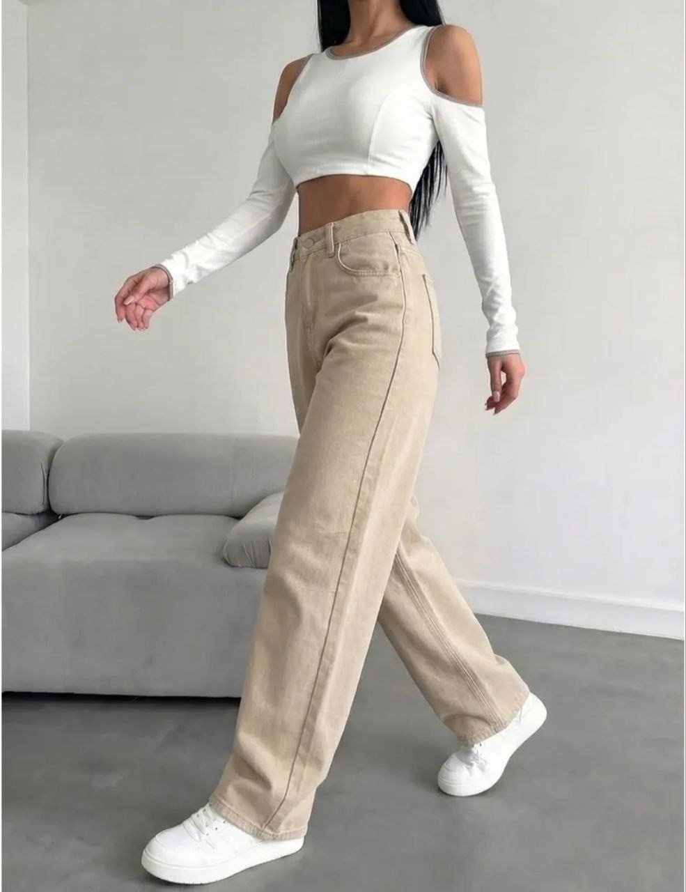 джинсы бежевые,женские широкие джинсы,джинсы широкие,женские джинсы,джинсы женские бежевые