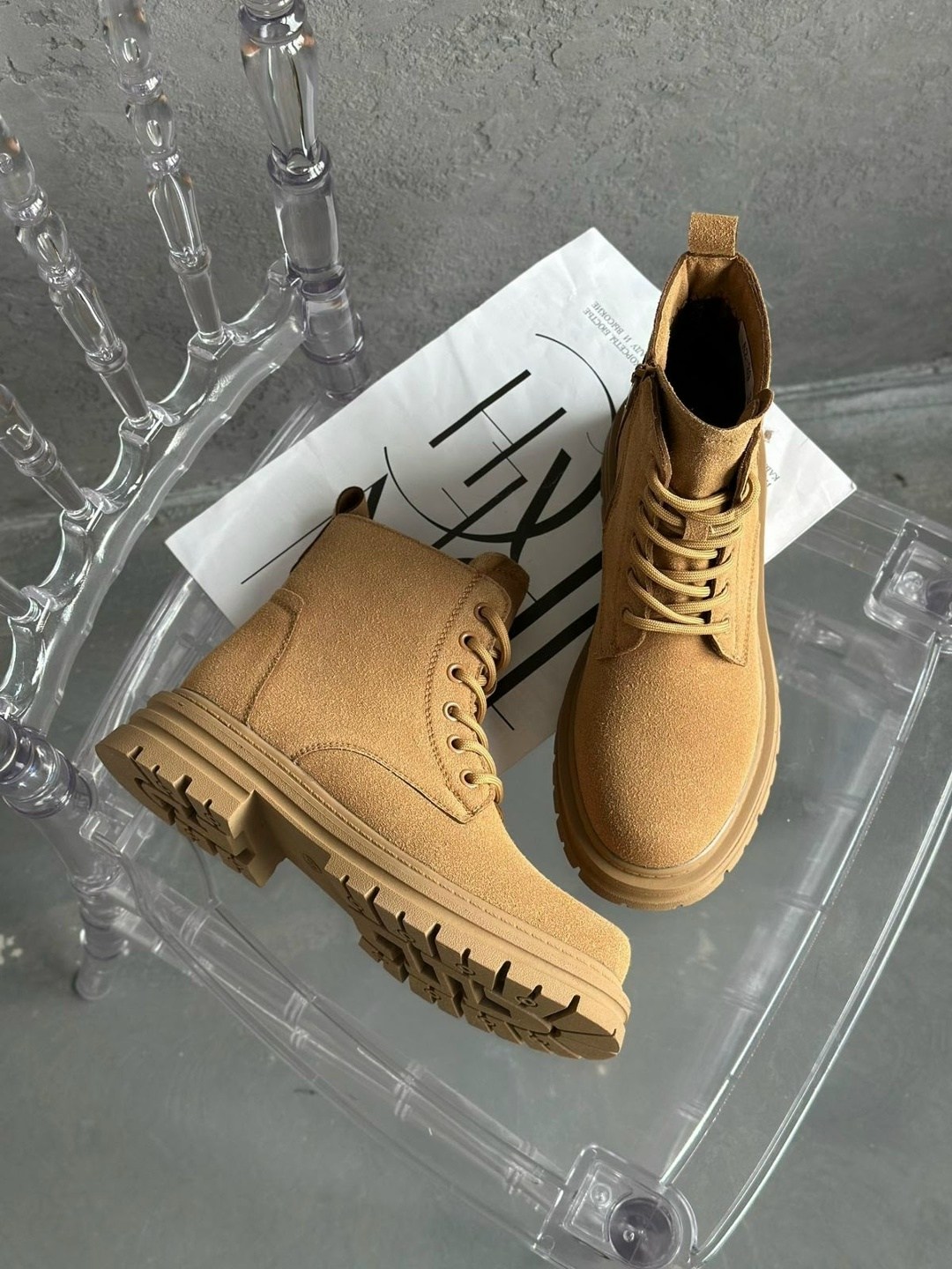 рандеву бежевые замшевые ботинки,,женские ботинки,ботинки,ботинки из натуральной замши