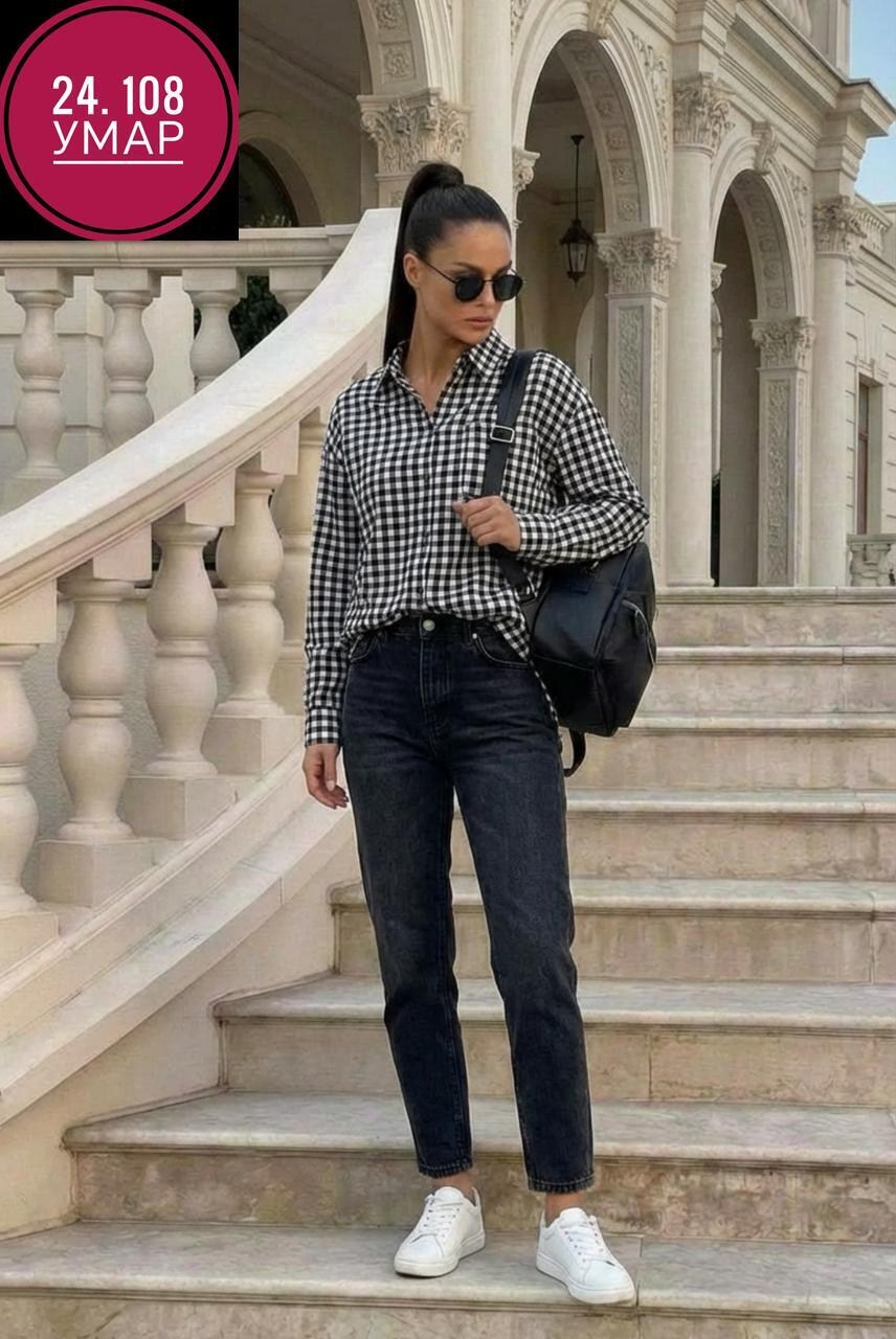 женская рубашка оверсайз клетка,рубашка в клетку женская,рубашка оверсайз в клетку,женская клетчатая рубашка из полиэстера,рубашка в клетку