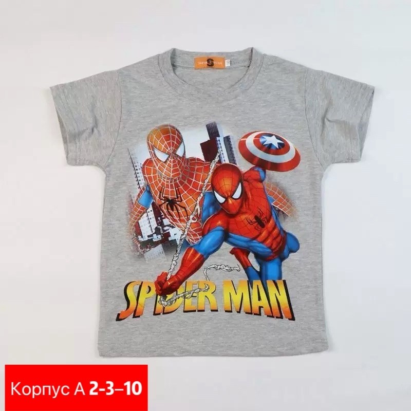 футболки для мальчика,человек паук футболка,футболка детская spider-man ss19sp1000342 светло-серая,футболки детские,футболка для мальчика летняя