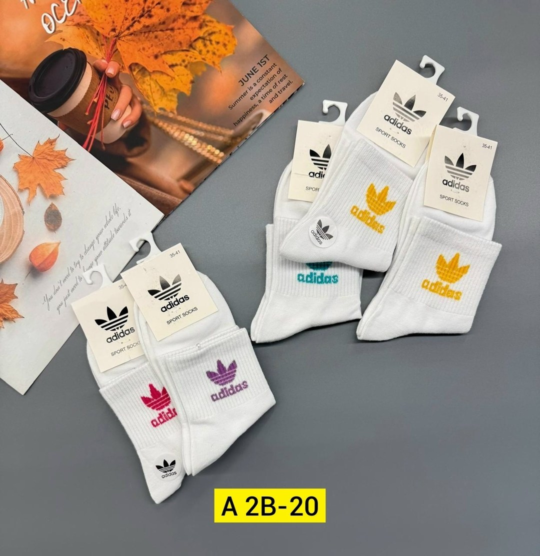 носки женские adidas,носки женские,носки подростковая,носки adidas,комплект носки женские