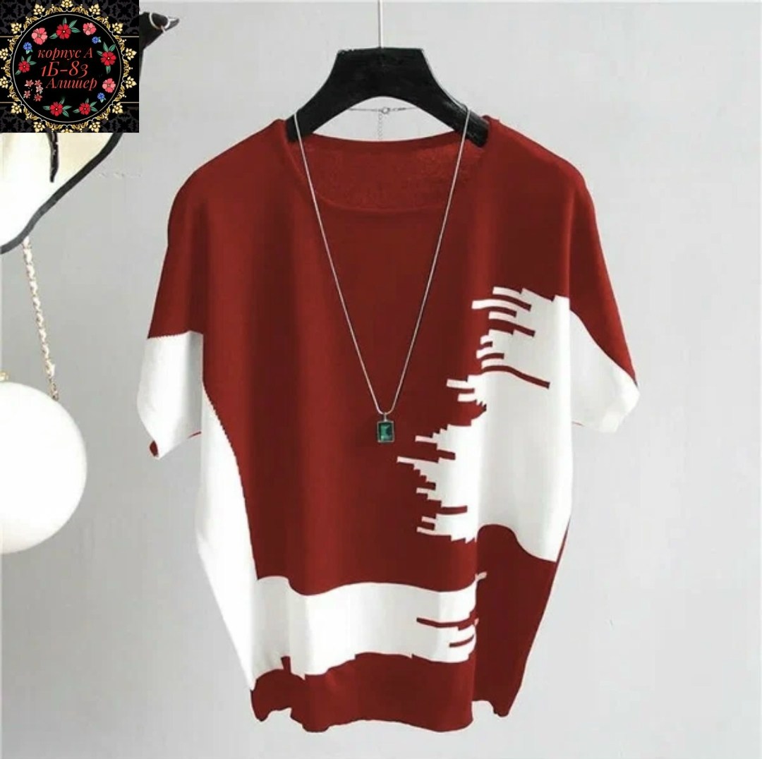 джемпер с круглым вырезом,джемпер с короткий рукавом,ткань для блузки,модные свитера,дизайн свитера