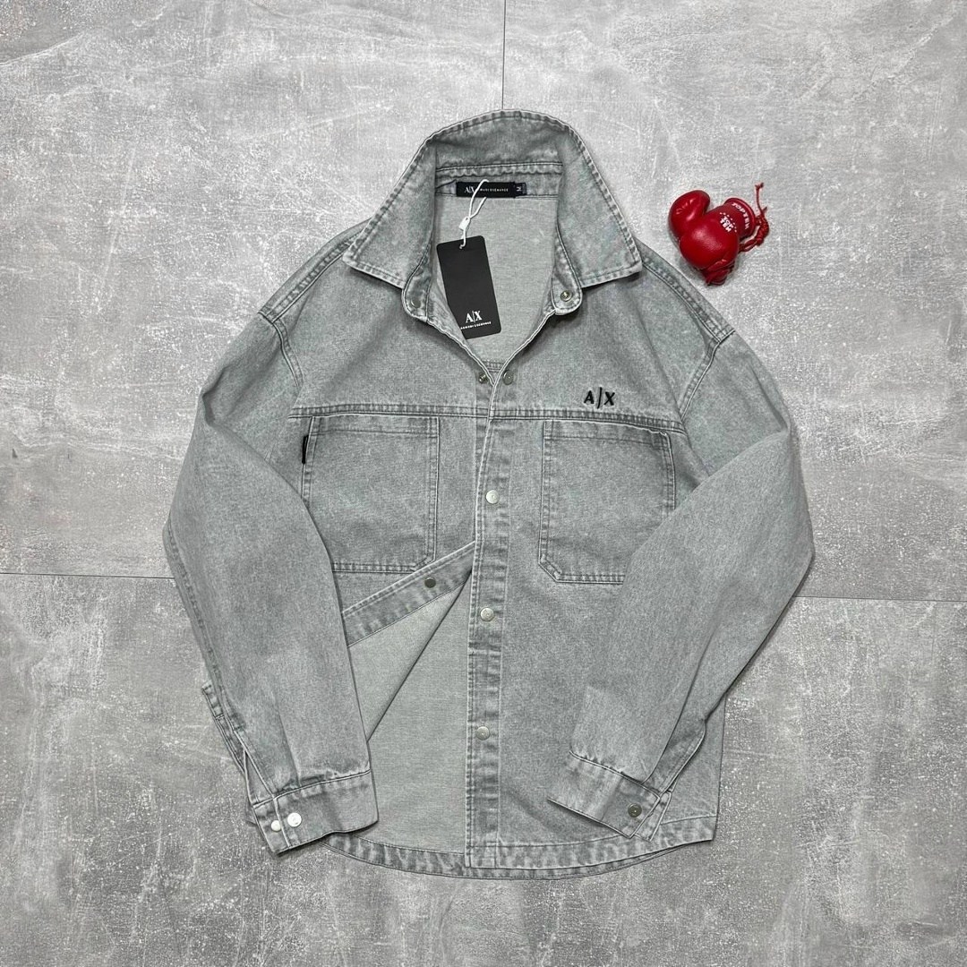 джинсовая куртка,серая джинсовая куртка,повседневная куртка,джинсовая куртка рубашка,куртка джинсовая мужская