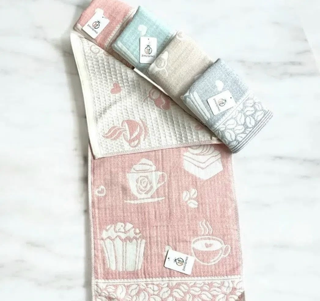 набор кухонные полотенца,кухонное полотенце,полотенца для кухни,набор полотенец для кухни,полотенце кухонное из рогожки эспрессо 50х70