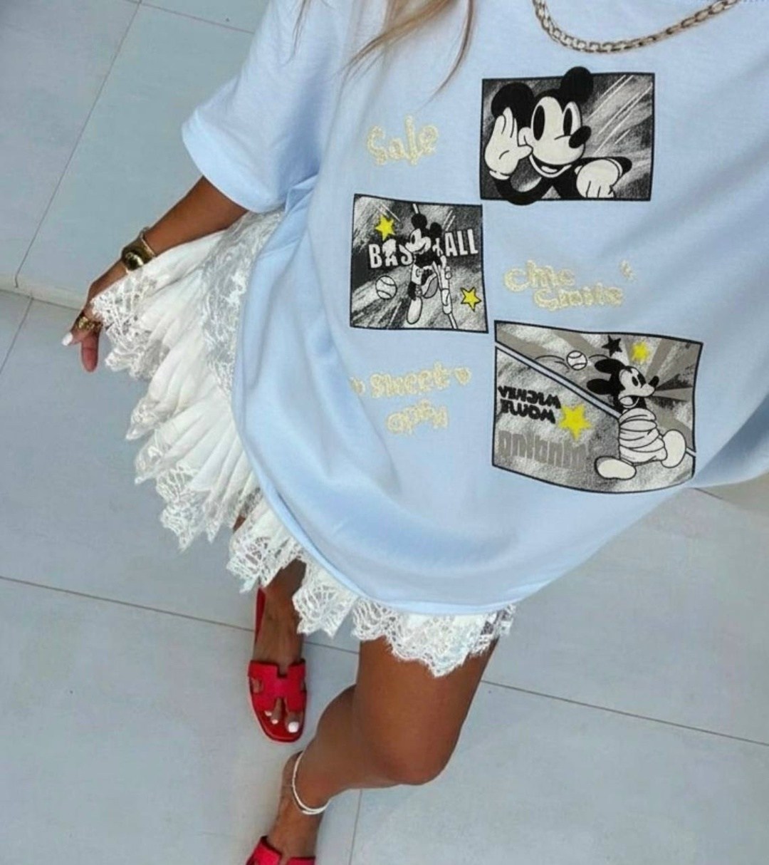 образ с белой юбкой,юбка с оборками,пышная юбка,юбка стильная,юбка с воланами