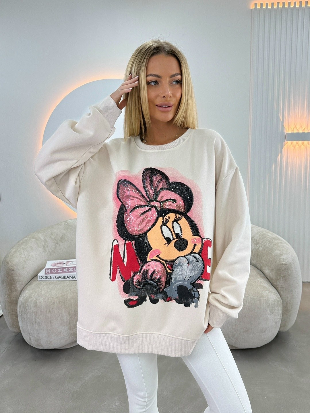 свитшот женская,толстовки свитшот,модные свитшоты,кофта варенка оверсайз с принтом микки маусом,толстовка модная