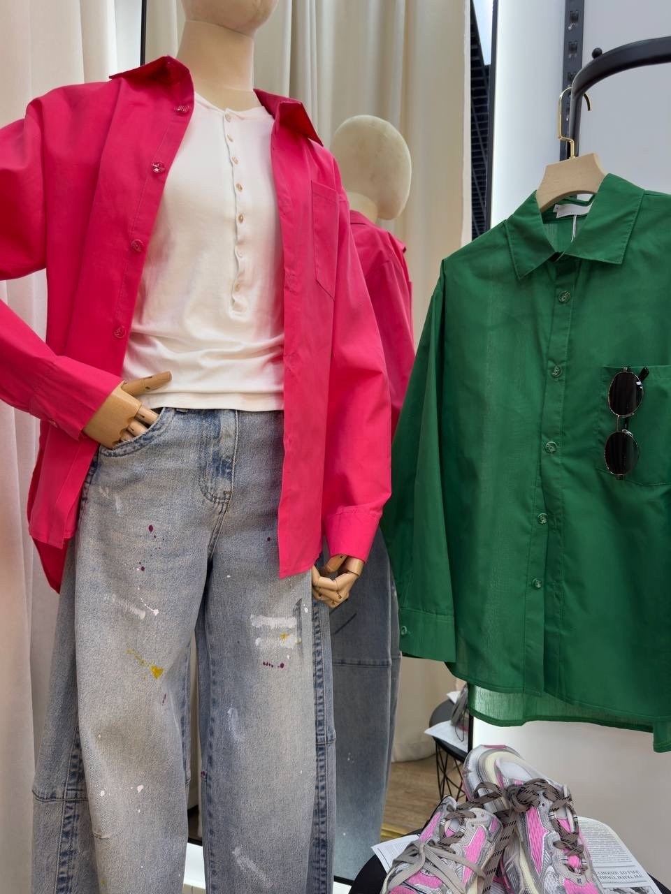 рубашка женская,зеленая рубашка женская оверсайз,модная рубашка,зеленая рубашка оверсайз,рубашка повседневная