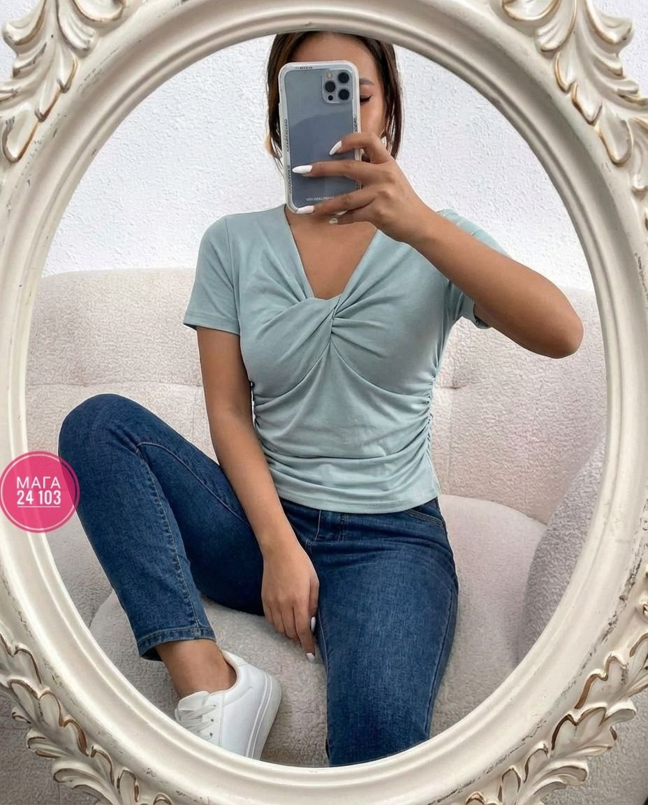 блузка женская,кофта с драпировкой,футболки женская,одежда для женщин,трикотажные блузки с драпировкой