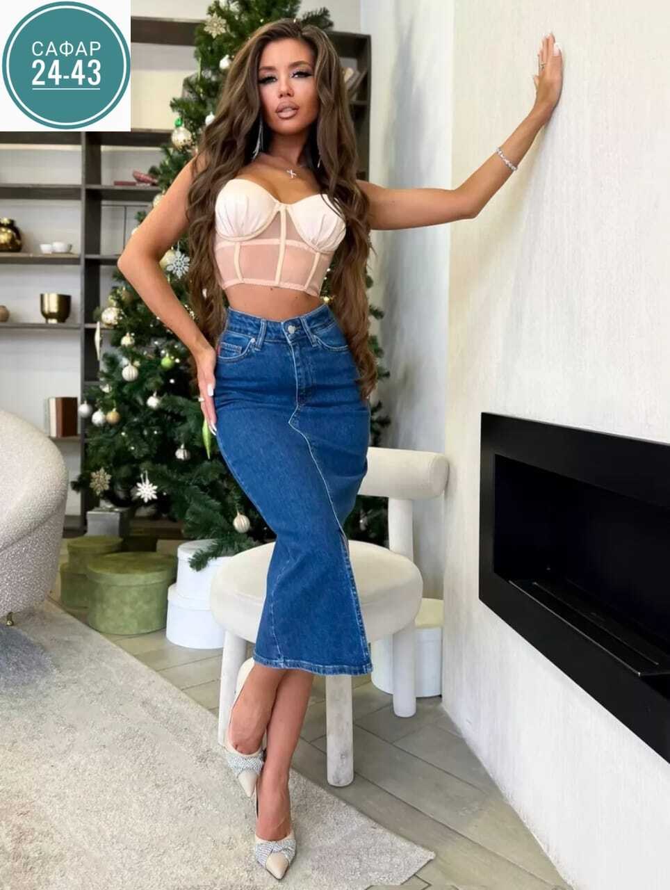 джинсовая миди юбка,джинсовая юбка,женские джинсовые юбки,юбка джинсовая миди с разрезом,женская джинсовая юбка миди с разрезом