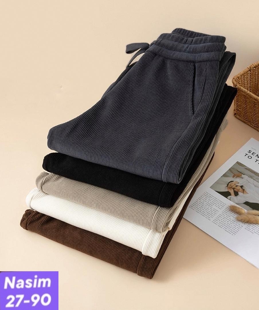 вельветовые брюки с широкими штанинами,трикотажные брюки,штаны вельвет,теплые брюки,брюки женские вельветовые