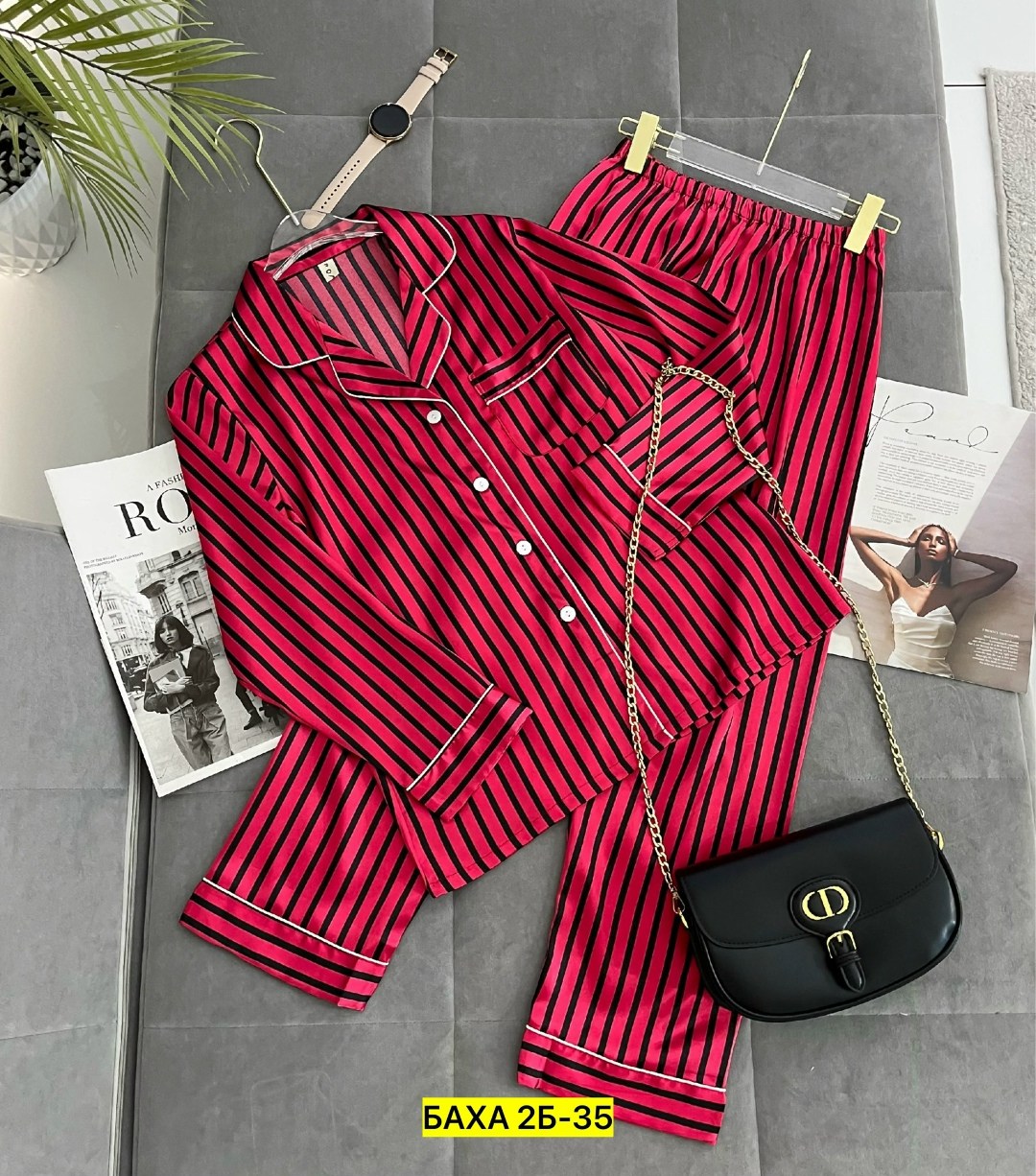 пижама женская,пижама victorias secret розовая в полоску,шелковый пижамный комплект victoria,классическая пижама victoria secret розовая в полоску,комплект пижама