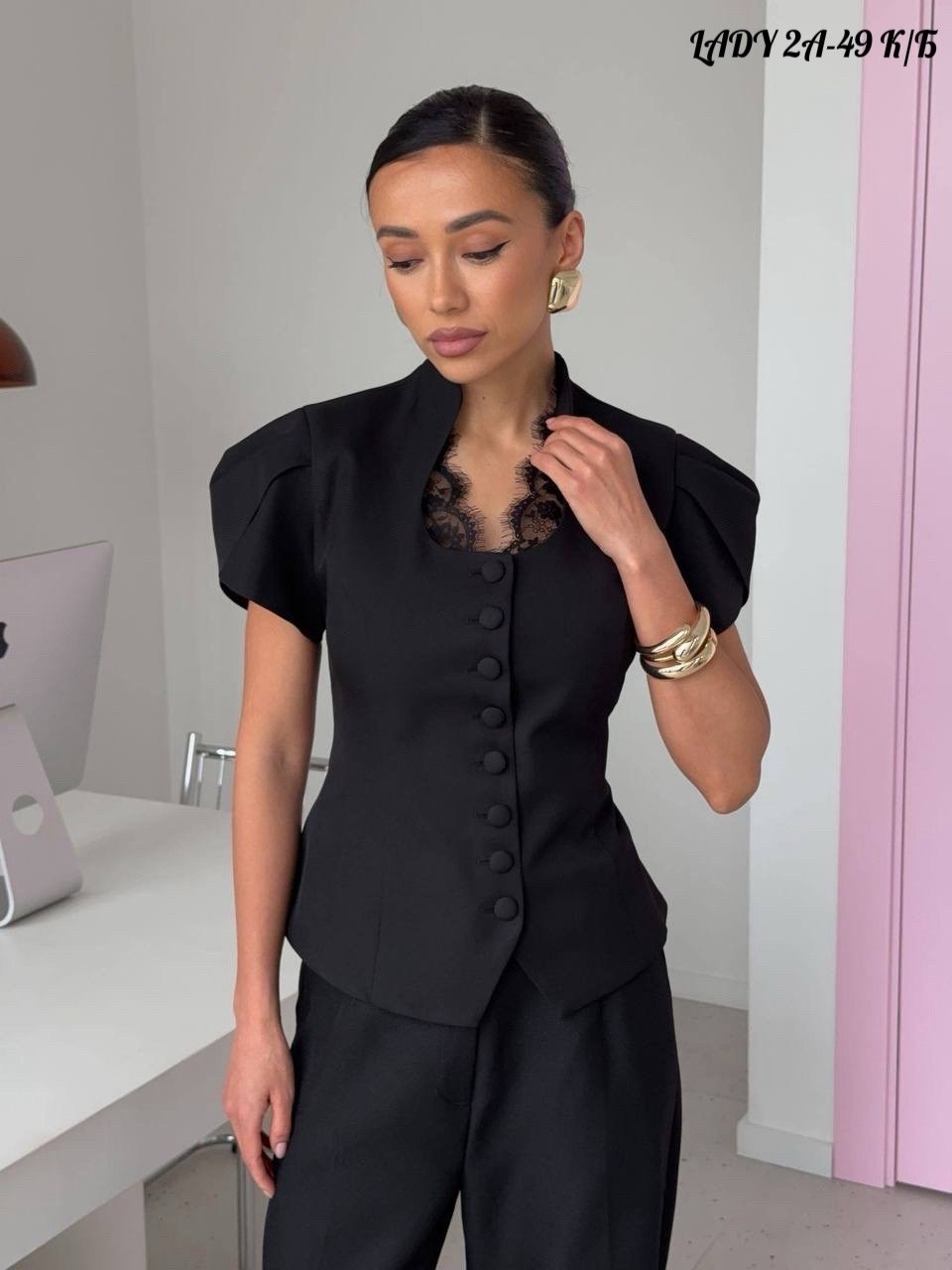 стильный наряд,брючный костюм,блузка женская,жакет,