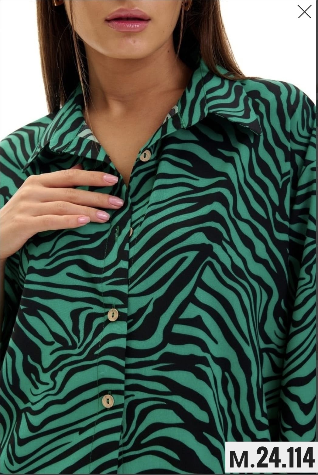 рубашка из армани шелка с принтом зебра и акцентами anelli 1203 белая_зебра,рубашка anelli 1203 белая зебра,шелковая рубашка зебра,рубашка из шелка с принтом зебра и уникальными манжетами anelli 1203