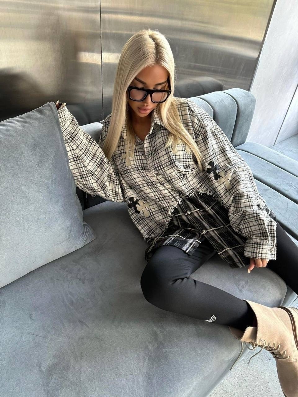 стильные рубашки,рубашка chrome hearts,рубашка chrome,рубашка,стильная женская рубашка