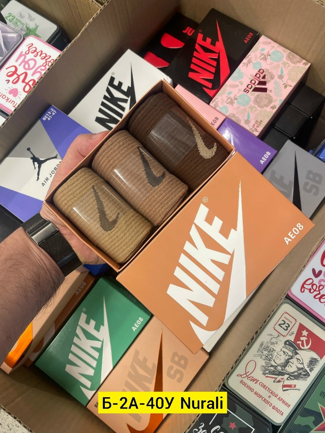мужские носки nike,набор мужских носков,упаковка носков найк 3 пары,носки мужские 3 пар,комплект носки мужские