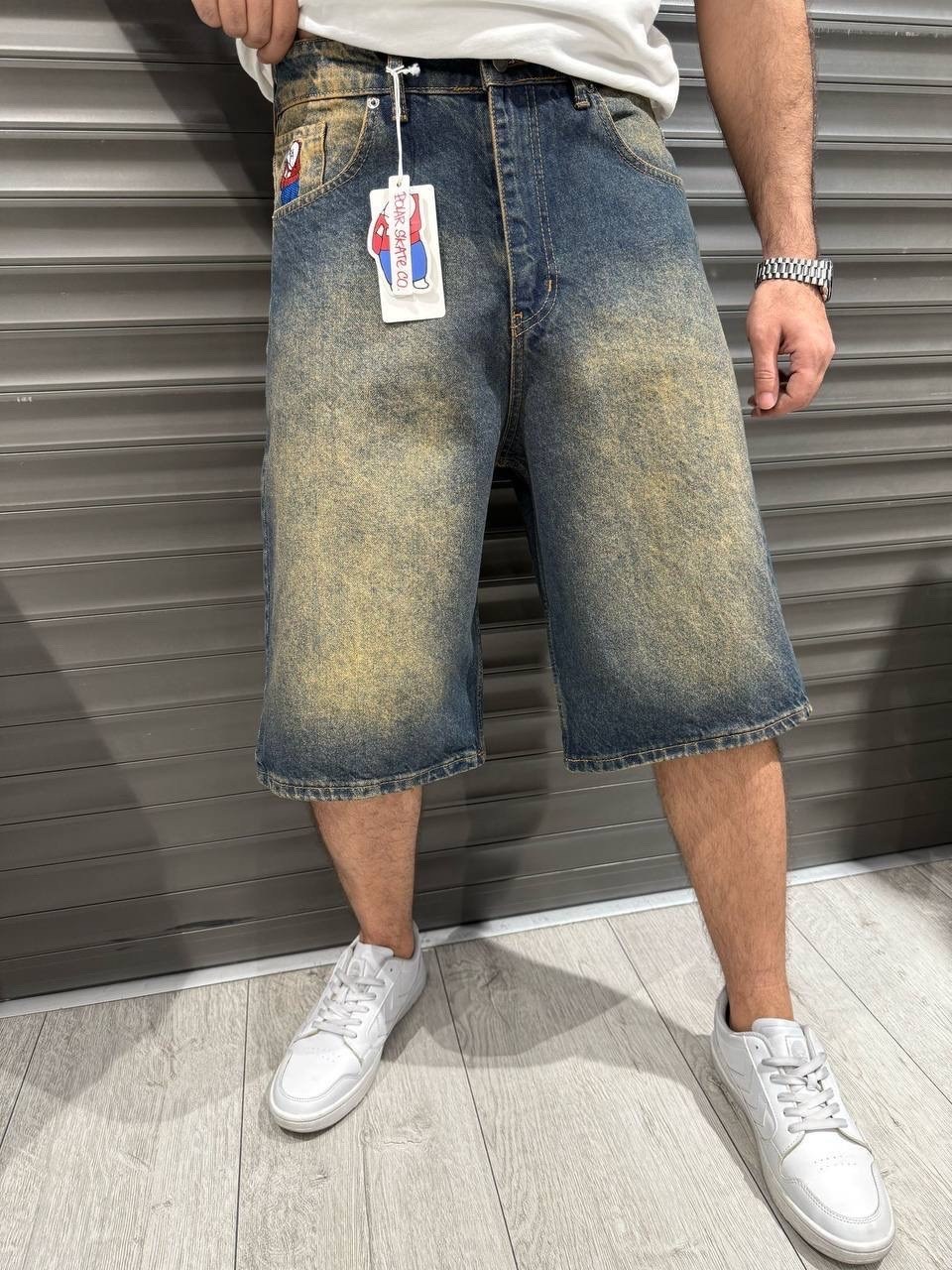 джинсовые шорты,шорты для мужчин,мужские джинсовые шорты,шорты джинсовые широкие,мужские шорты