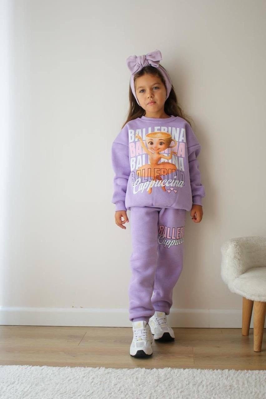 детский флисовый костюм,детские костюмы,флисовые костюмы,костюм сиреневый,спортивный костюм на флисе для девочки