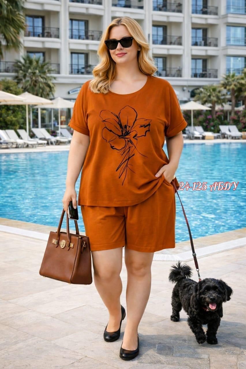 летний костюм с шортами больших размеров,летние костюмы, больших размеров,женские костюмы больших размеров,костюм женский