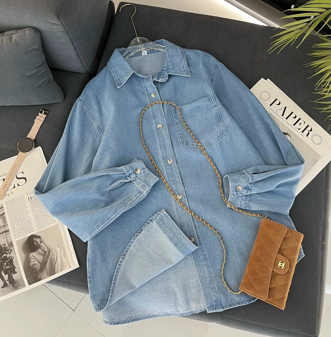 женские джинсовые рубашки,женская джинсовая рубашка с длинным рукавом,джинсовая рубашка,джинсовая рубашка sandra kaffe светло-синий,джинсовая рубашка с длинным рукавом