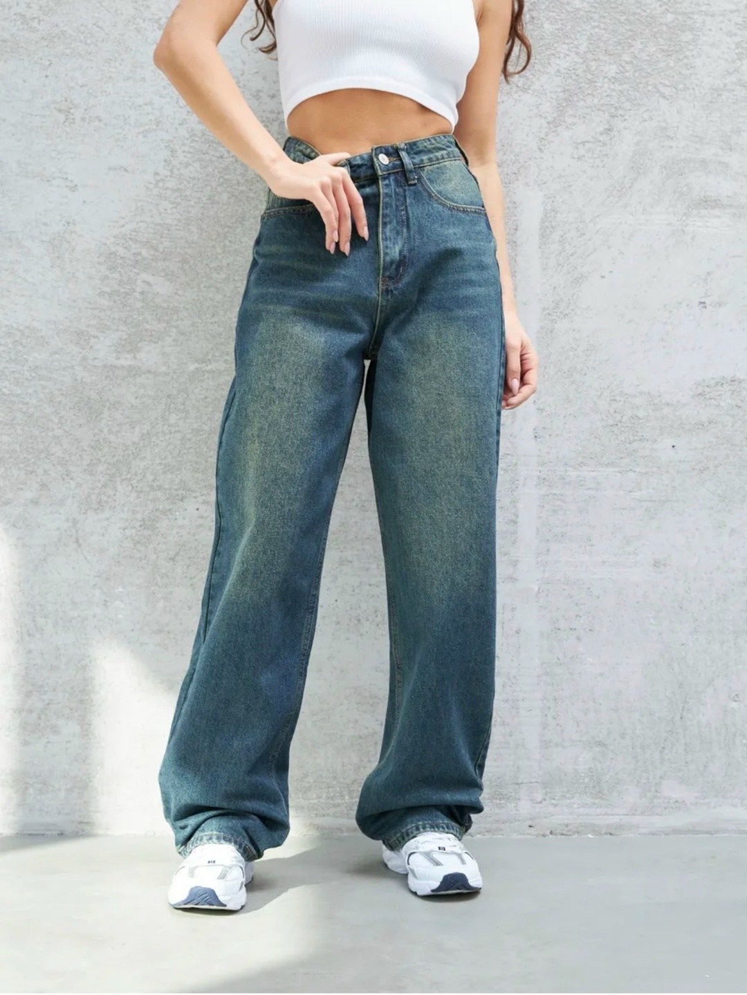 джинсы женские широкие багги синие vl jeans,джинсы,женские джинсы,женские широкие джинсы,джинсы широкие с высокой посадкой dh fashion