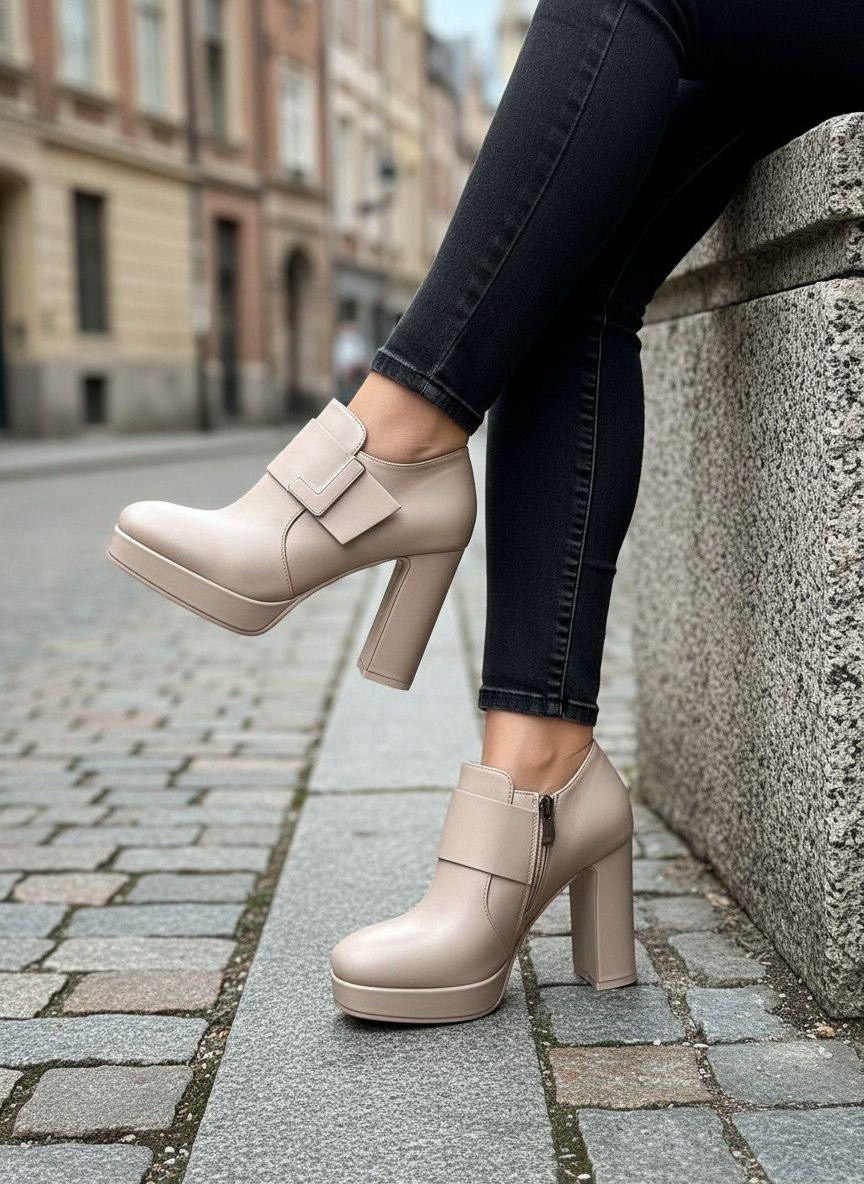 женские ботильоны, женская,бежевые ботильоны,ботильоны,женские ботильоны на платформе