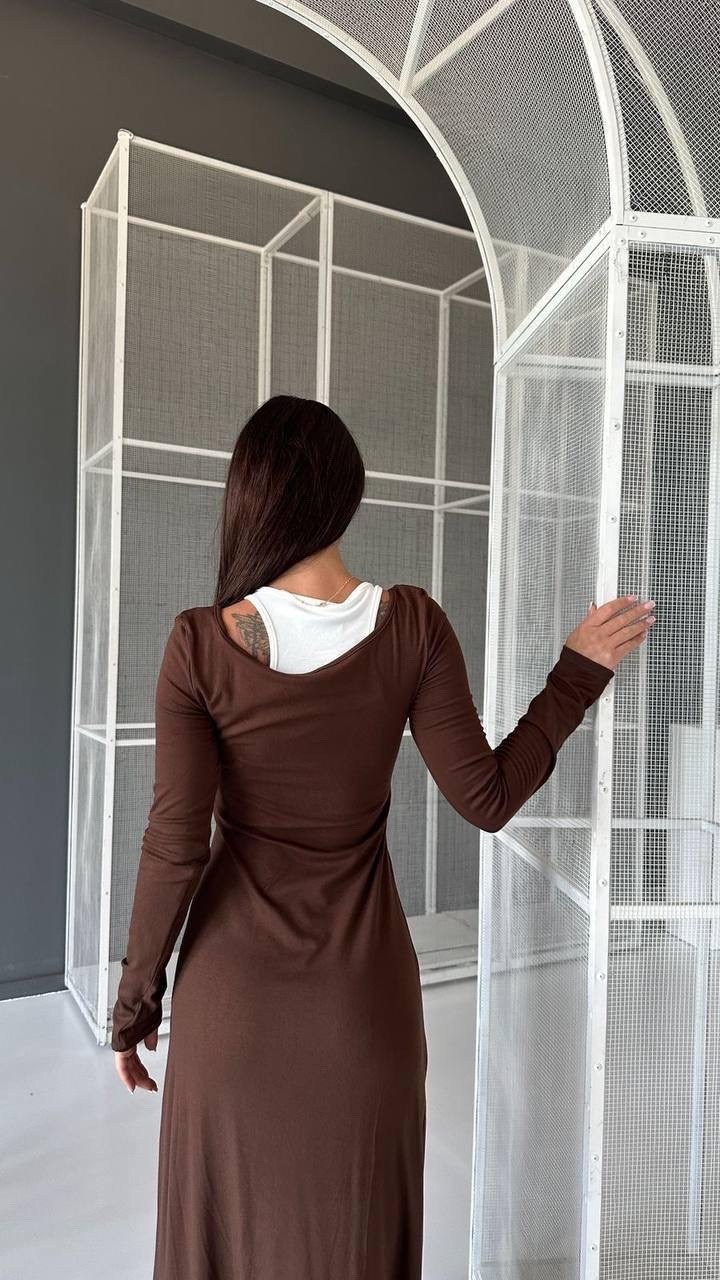 платье,коричневое платье,элегантное платье,модное платье,платье макси