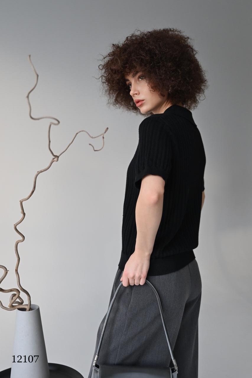 джемпер женский поло,женский джемпер,голубой джемпер,джемпер летний,джемпер