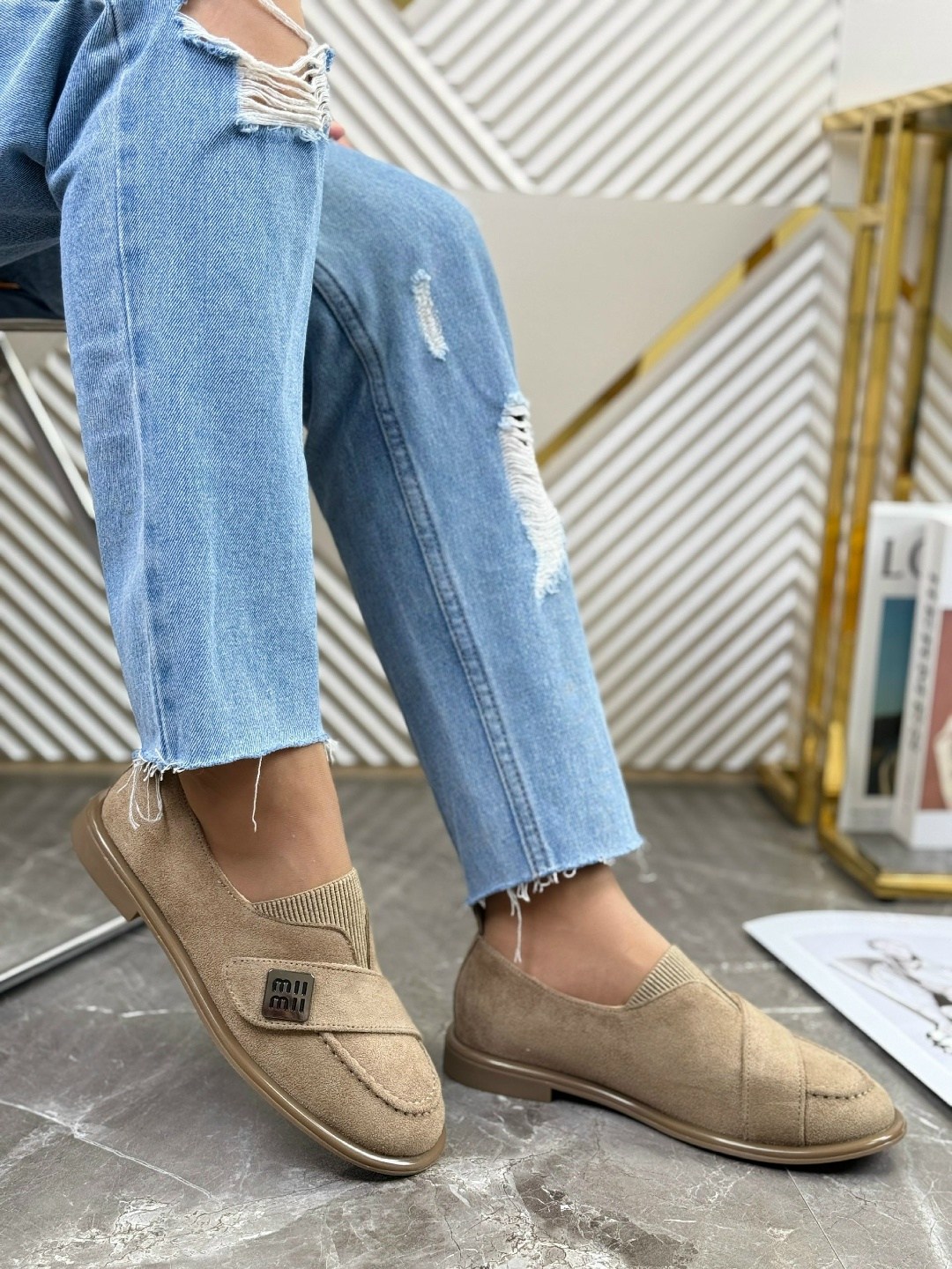 бежевые лоферы,лоферы женские,,женские замшевые лоферы,лоферы замшевый