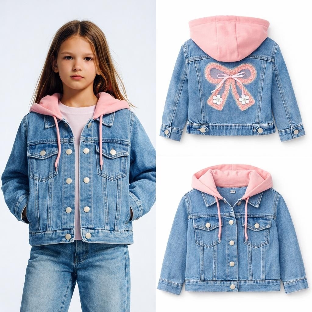 джинсовая куртка для девочек,куртка джинсовая,джинсовая куртка для девочки с капюшоном,куртка детская джинсовая,джинсовая куртка с капюшоном