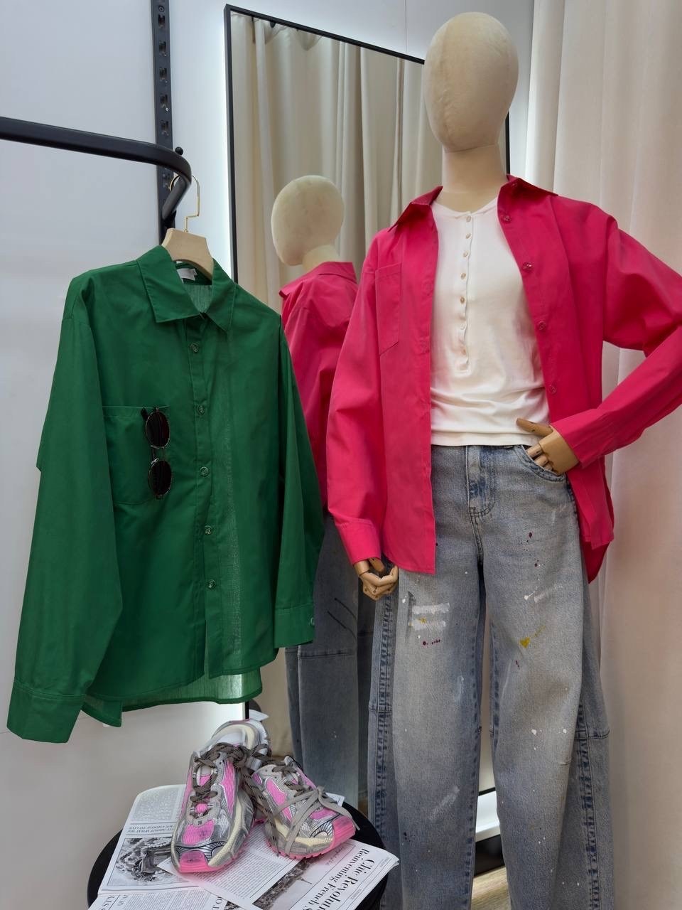 рубашка женская,зеленая рубашка женская оверсайз,модная рубашка,зеленая рубашка оверсайз,рубашка повседневная
