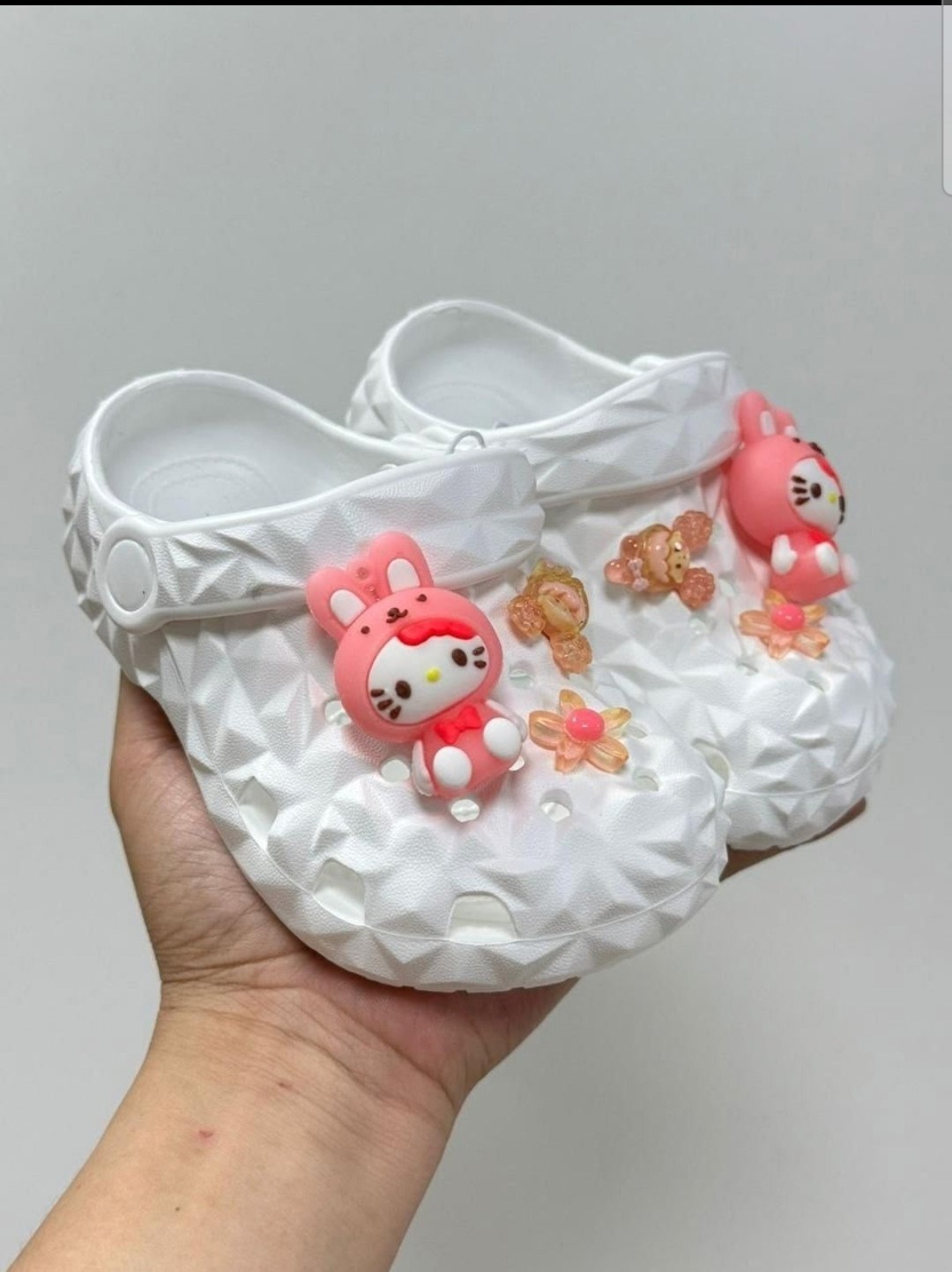 кроксы хеллоу китти,детские тапочки,детские сандалии,кроксы с хелло китти,кроксы детские