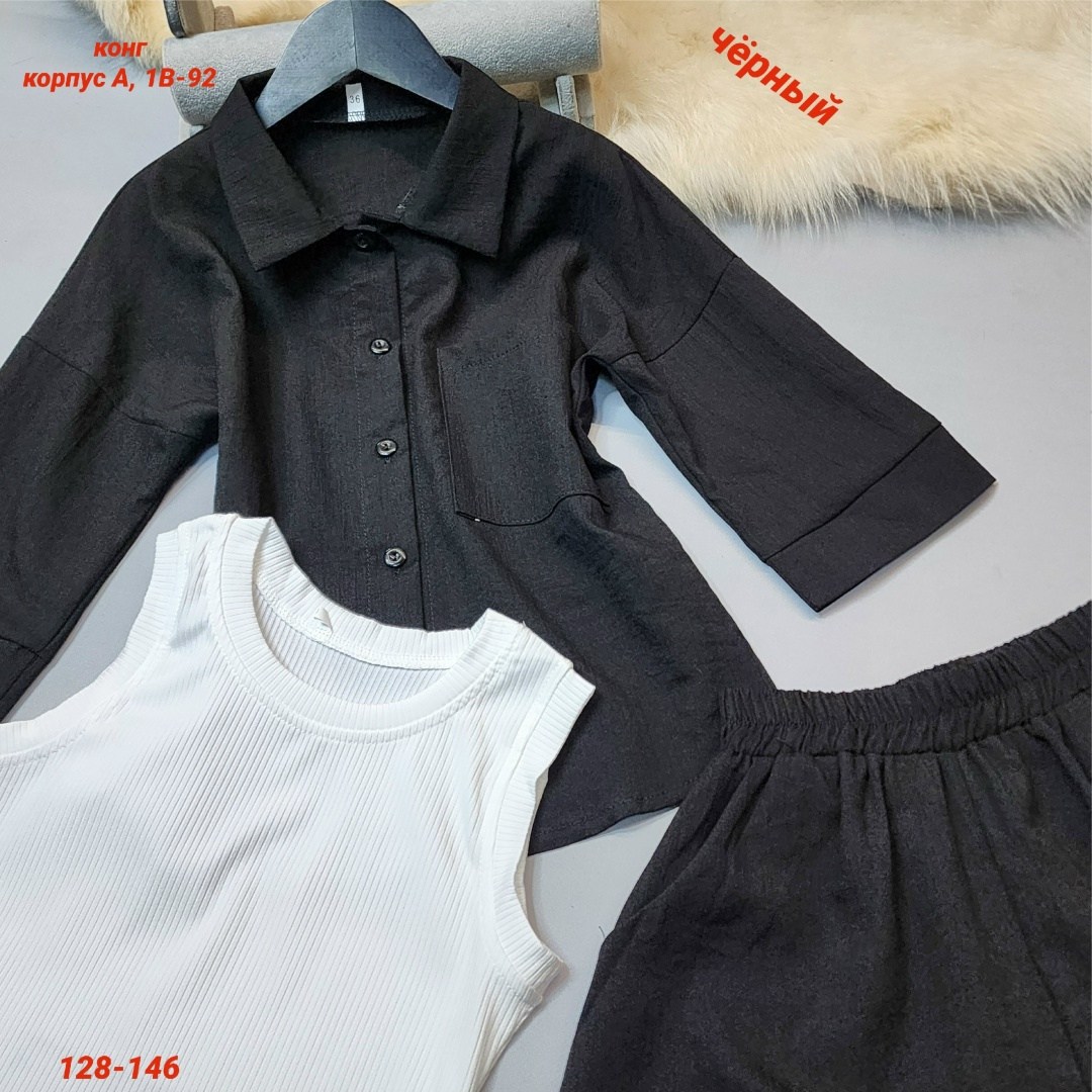 костюм для девочек,одежда для девочки,шорты черный noble people 29501-481,костюм,костюм детский