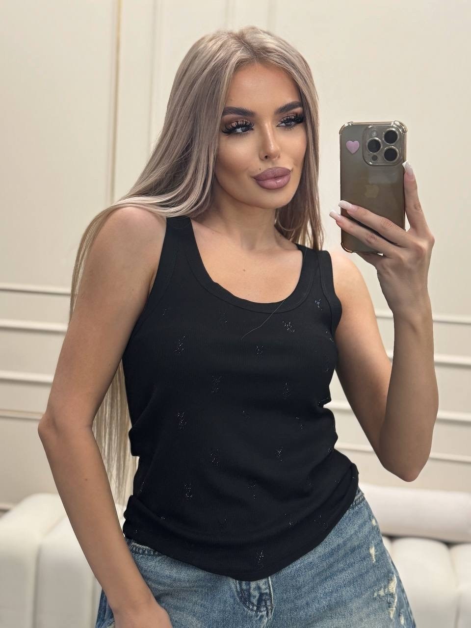 майка женская,майка со стразами,майка топы,майка,топ женский