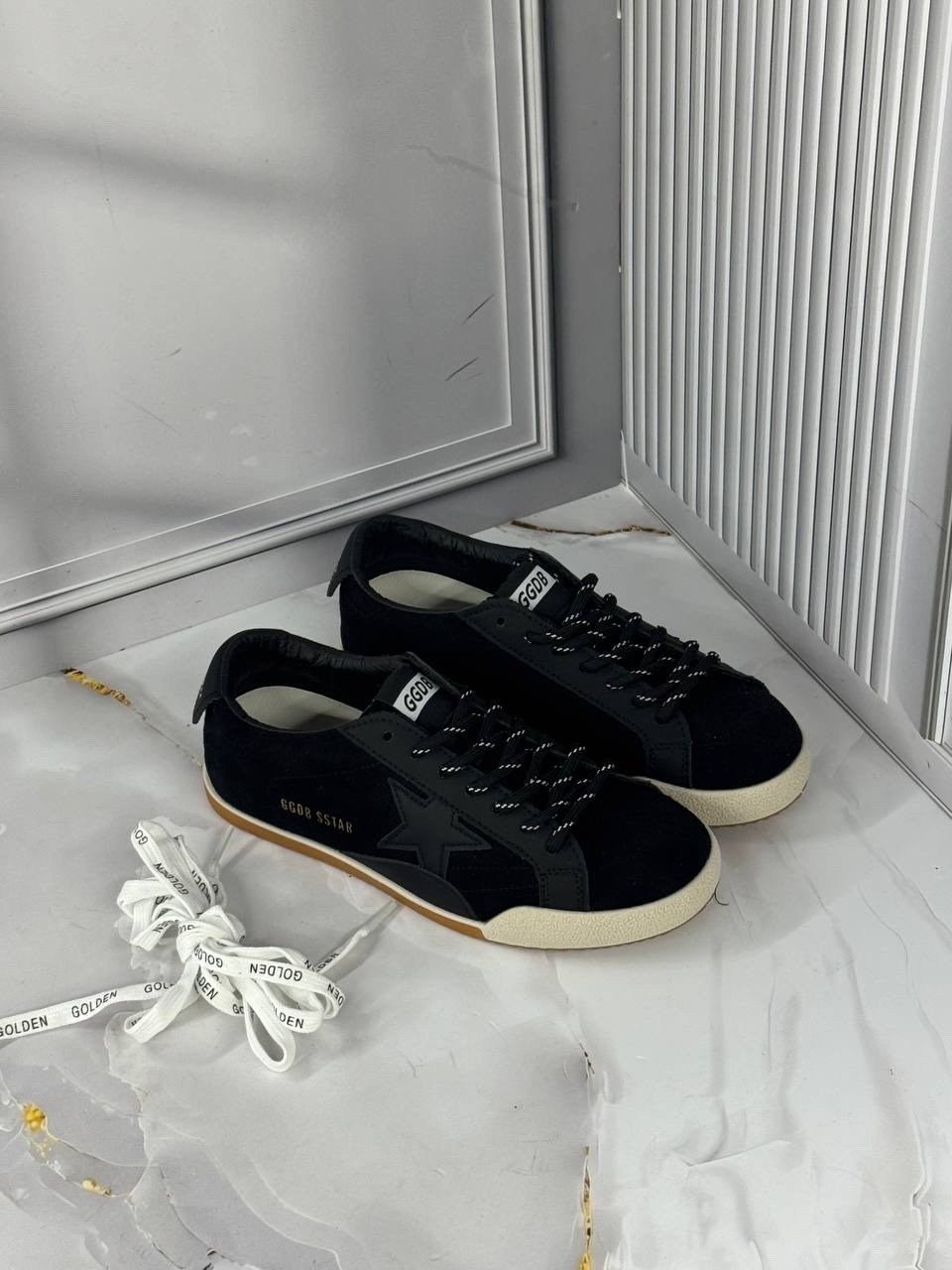 кроссовки golden goose,кеды golden goose,,golden goose кеды hi star на платформе черный,кеды golden goose женские