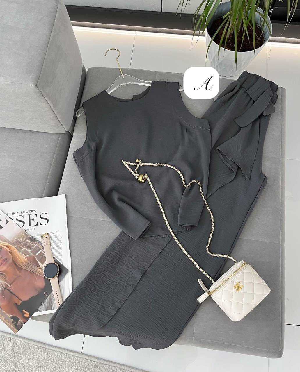 женский костюм двойка,костюм женский,брючной костюм,костюм брючный вечерний с драпировкой,женский брючный костюм