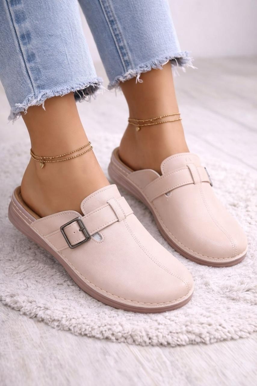 , повседневные,женская ,мюли замшевые,тапочки замшевые