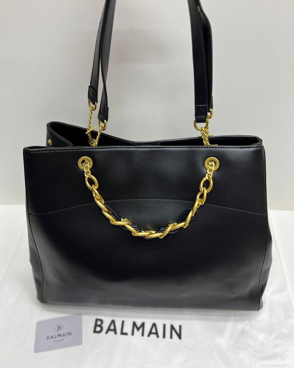 сумка balmain,женская сумка balmain,сумка balmain на плечо,сумка balmain черно-белая,сумка тоут balmain