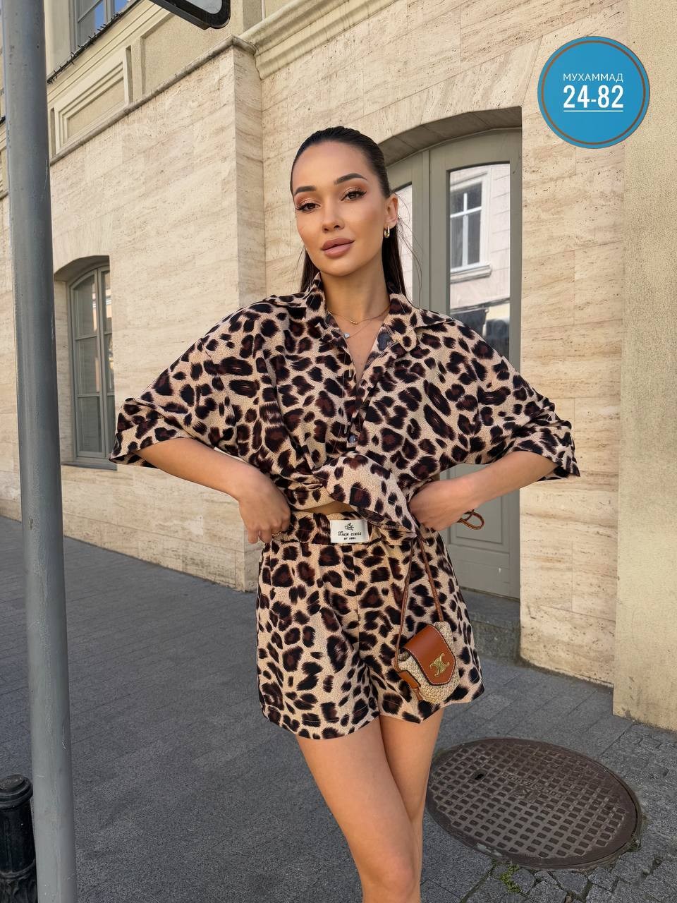 леопардовый костюм,леопардовый костюм с шортами,костюм летний леопардовый шорты и рубашка,женский костюм,женский костюм с шортами