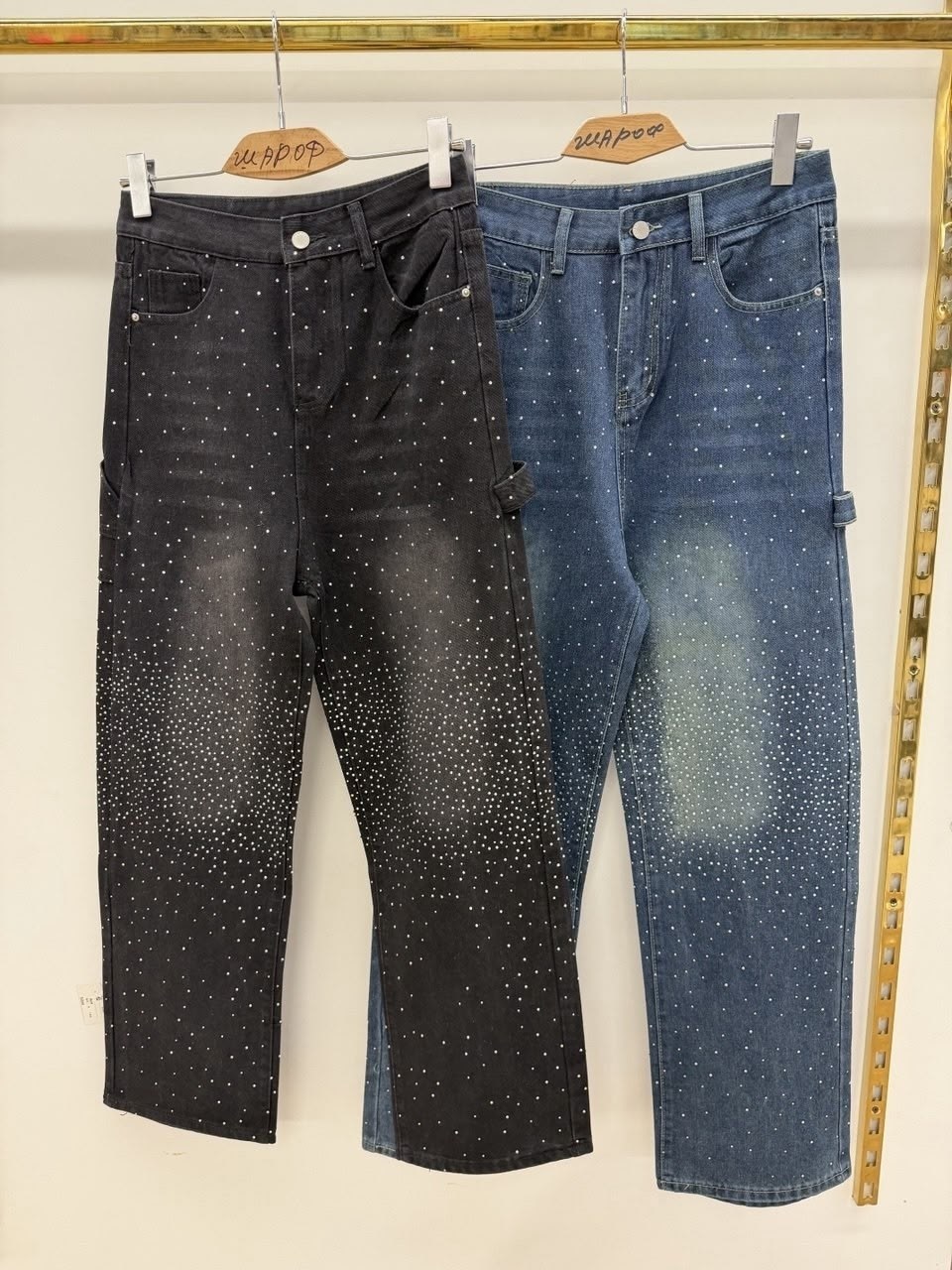 джинсы со стразами,джинсы со стразами женские,брюки джинсы,джинсы,широкие джинсы